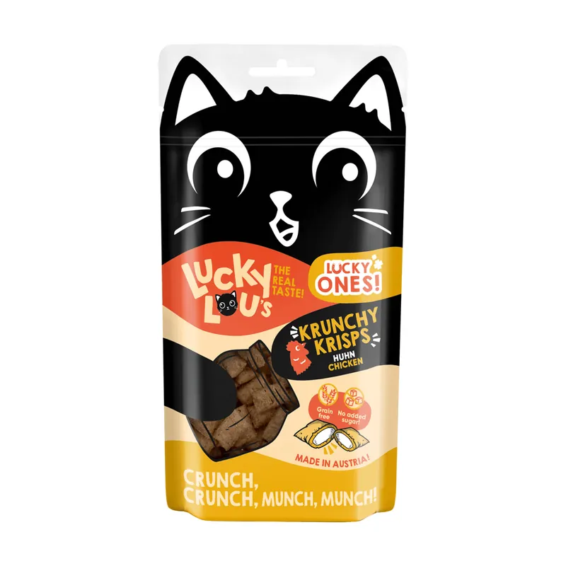 Lucky Lou Lucky Ones Krunchy Krisps Huhn 60 g Neuheit